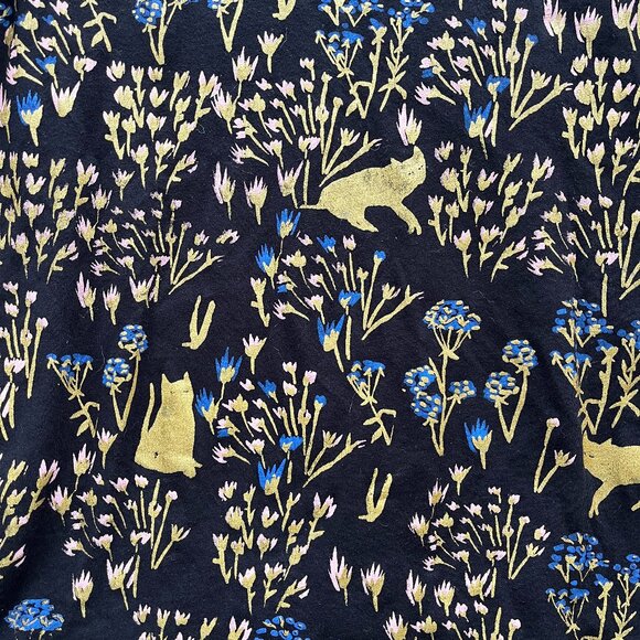 Thief & Bandit (Made in Canada) Cat TURTLENECK 100% Cotton Hand-screenprinted - Picture 2 of 12